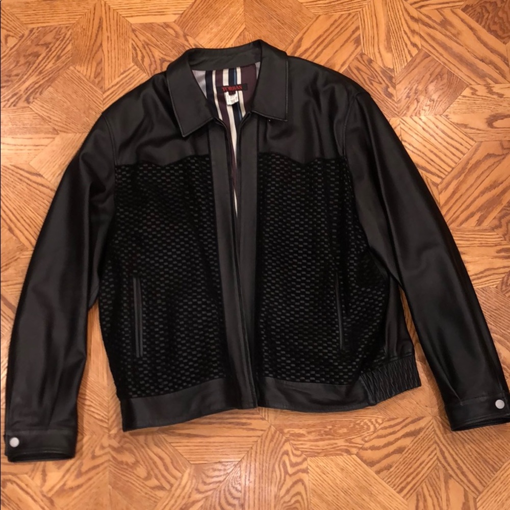 Vintage Handmade Leather Jacket EUC